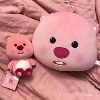 節日提前購⭐⭐海狸抱枕loopy玩偶毛絨玩具抱枕沙髮靠墊陪睡床上靠枕生日禮物女<倖運女孩>LN
