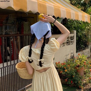 頭巾 三角巾 定製款~藍色格子三角頭巾女夏天時尚發巾法式包頭絲巾復古方巾ins