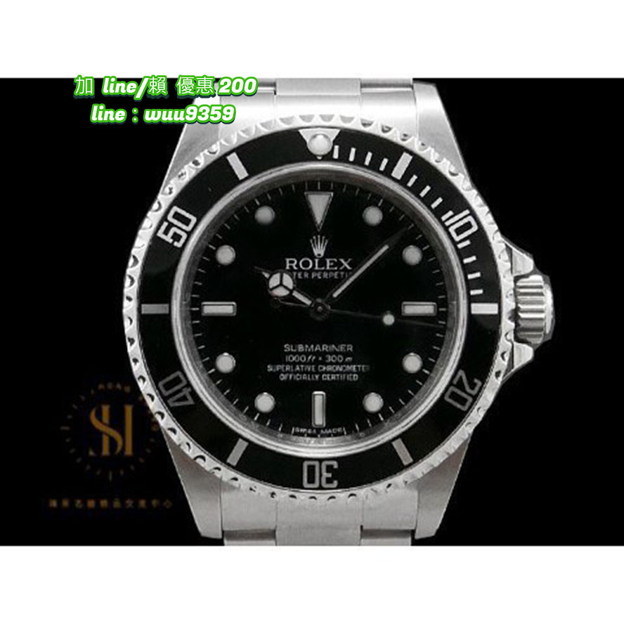 Rolex 勞力士 Submariner 潛航者 14060M 潛水錶 300米 台灣 AB6542