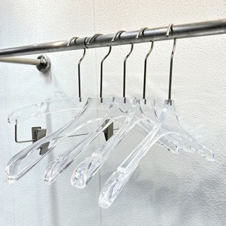 萄禧客製【客製化】【衣架】 衣架 男女裝服裝店 專用成人 亞克力 水晶 透明 兒童裝 衣撐褲掛 logo訂製