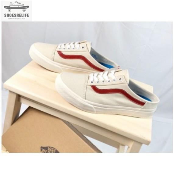 【SR】VANS OLD SKOOL MULE GD 紅線 紅白 拖鞋 懶人鞋 穆勒鞋 帆布 男女鞋