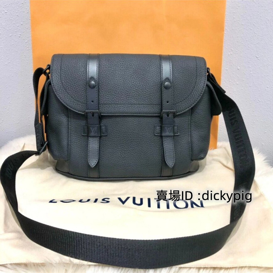 LV 路易威登 Christopher 郵差包 單肩包 斜挎包 男款 黑色 M58476商品