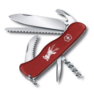 【Victorinox 瑞士維氏】瑞士刀 HUNTER 12用刀 111mm-紅(0.8573) 墊腳石購物網