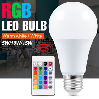 E27 Smart LED Bulb RGB Magic Lamp Dimmable Remote Decor Ligh