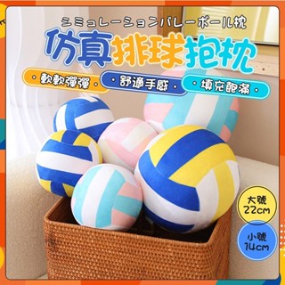 🎉臺灣出貨🎉彩色軟體球形 玩偶 排球抱枕 圓球形玩偶 毛絨玩具 球迷布娃娃 兒童睡覺公仔 男女孩 生日禮物🎉x53