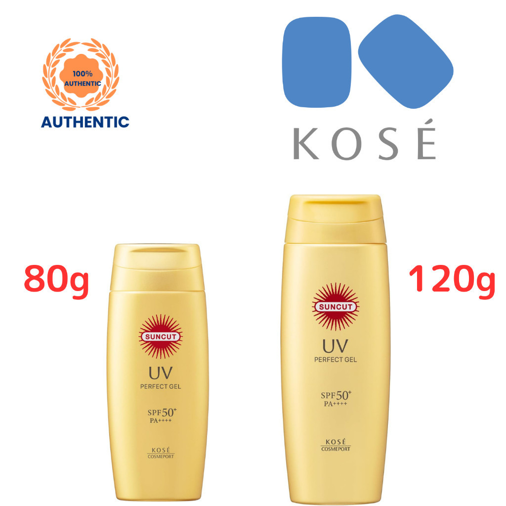 KOSE Suncut Perfect UV Gel SPF50+ PA++++ 持久性 80g 防晒霜|日本直邮