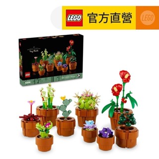 【LEGO樂高】Icons 10329 迷你盆栽(居家擺飾 禮物)