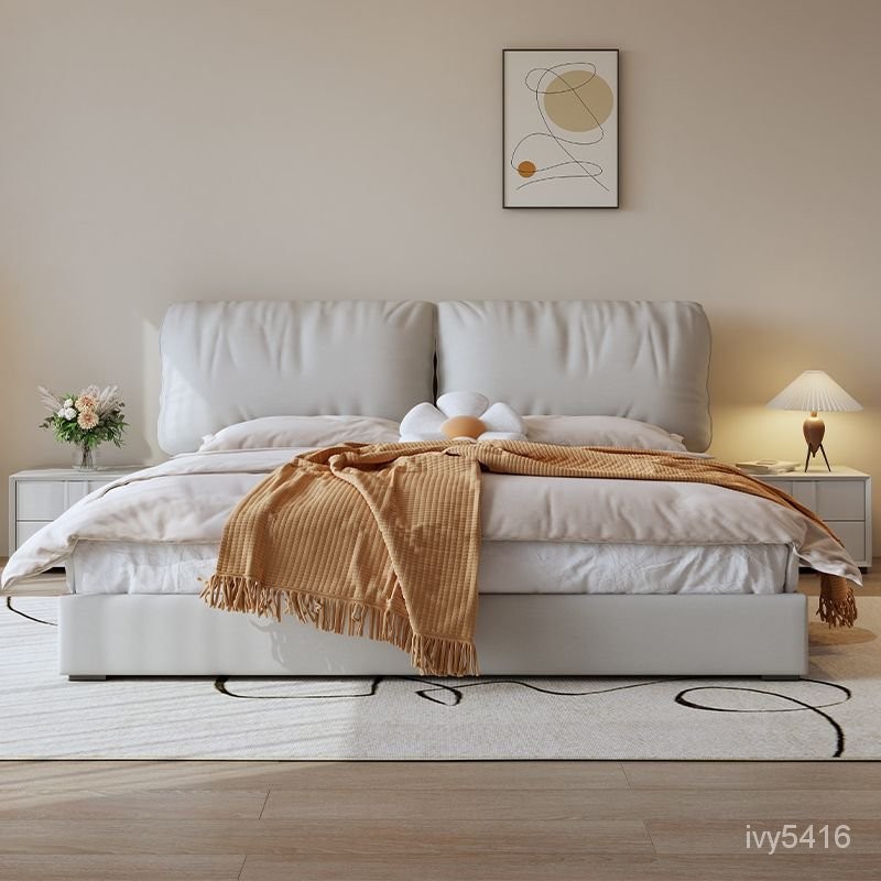 床架✨ 小戶型床架 儲物床架 臥室床架 日式床 大床架 雙人床 軟包床架 公主床 多功能床 歐式床架 法式床 現代床架