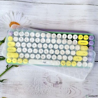 【sun】羅技pop keys無線機械鍵盤保護貼膜 logitech yr0080 鍵盤保護膜 鍵盤保護套 鍵盤防塵