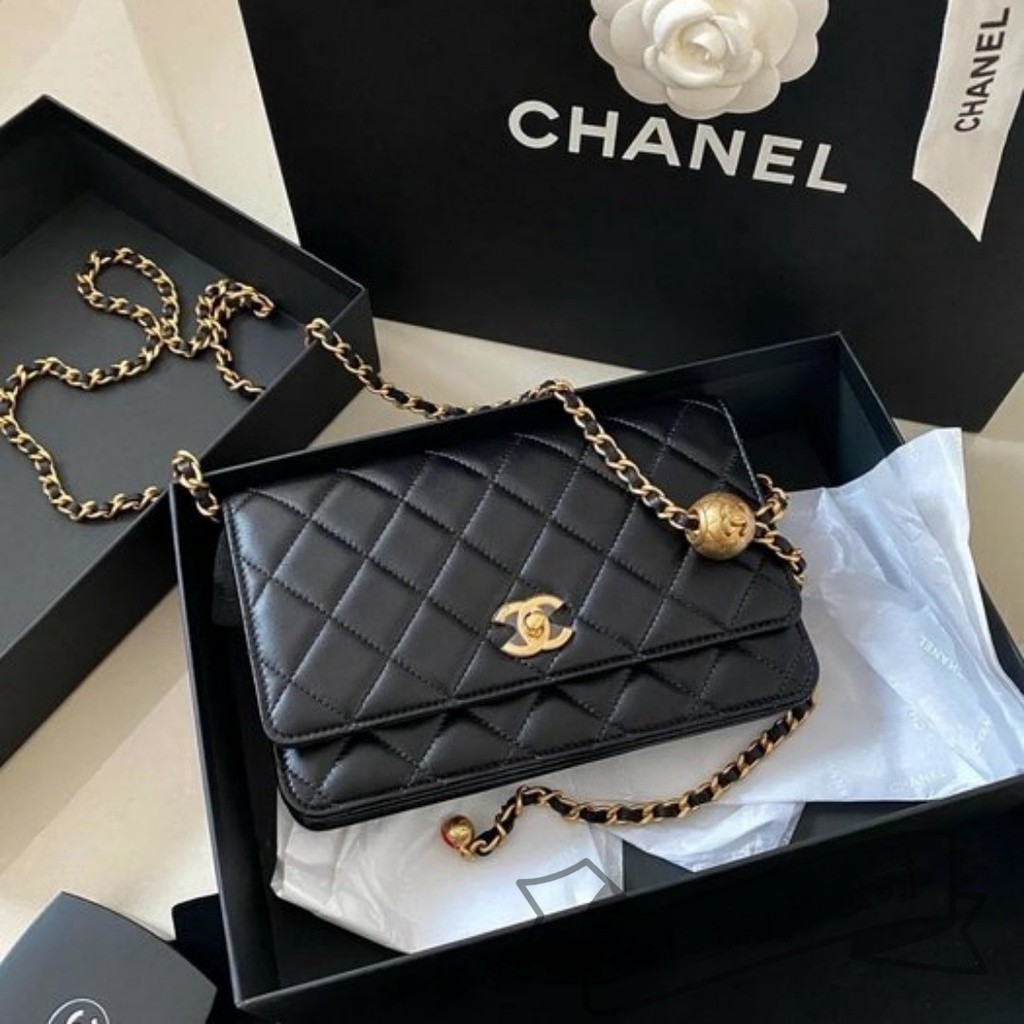 二手精品 CHANEL 香奈兒 金球WOC 金球款 鏈帶包 肩背包 AP1450 斜背包 實拍 免運