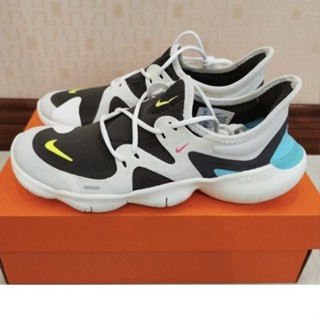 Nike Free RN 5.0 灰黃 女款 公司 AQ1316 厚底 運動 慢跑鞋