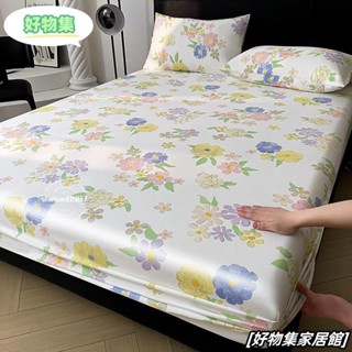 台灣熱銷💖60支萊賽爾天絲床包 印花床包 冰絲床包 涼感床包 單人床包 雙人床包 舒適裸睡 床罩 床包組 床包 床單