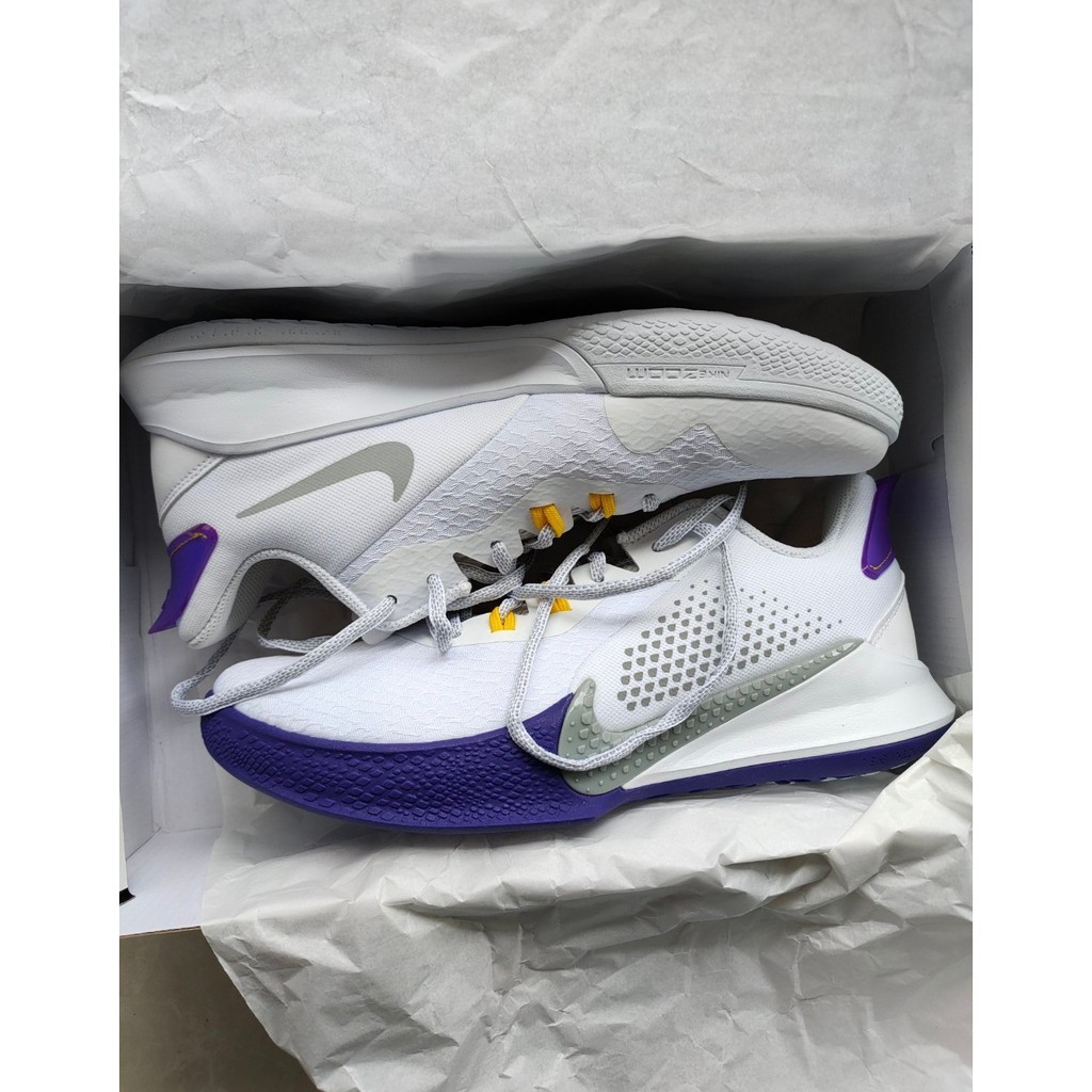 日本正品 Nike Kobe Mamba Fury EP 白灰紫 國內版 籃球鞋 CK2088-101