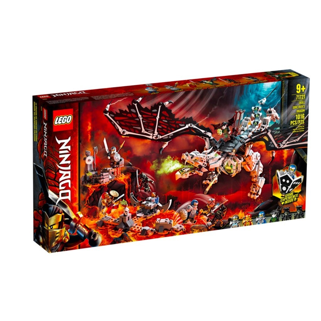 『現貨』LEGO 71721	Ninjago-骷顱頭巫師之龍    盒組  【蛋樂寶樂高館】