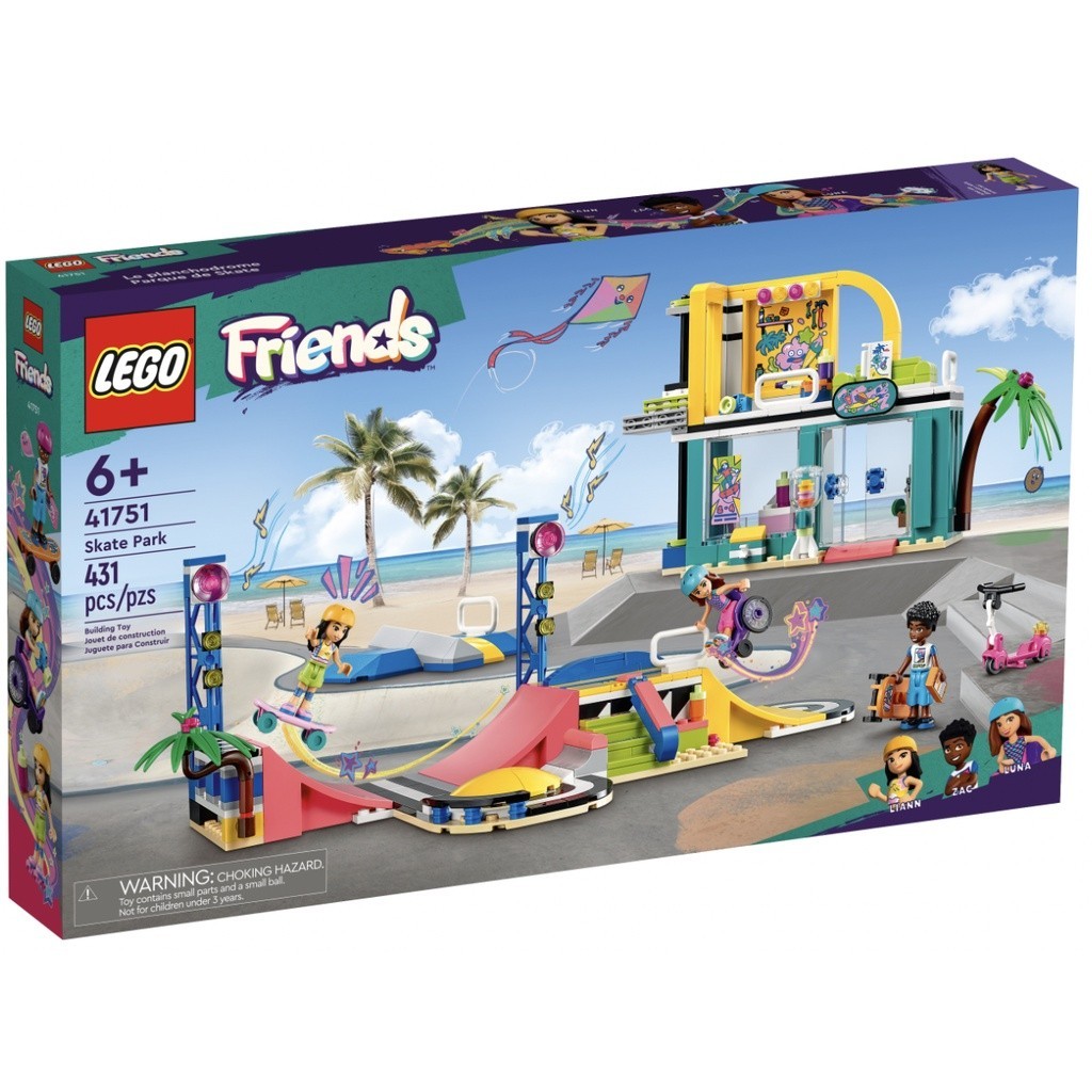 『現貨』LEGO 41751    Friends-滑板公園    盒組  【蛋樂寶樂高館】