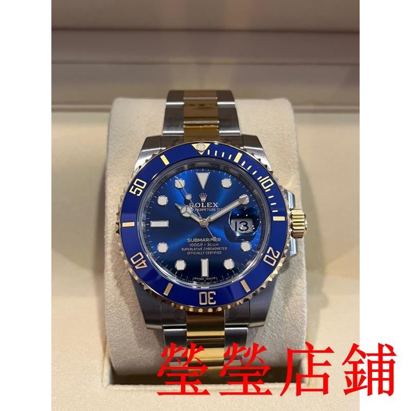 R/G二手/全新勞力士Rolex半金藍 精鋼機械錶自動男士機械手錶 超亮夜光手錶 鬼王潛航者系列