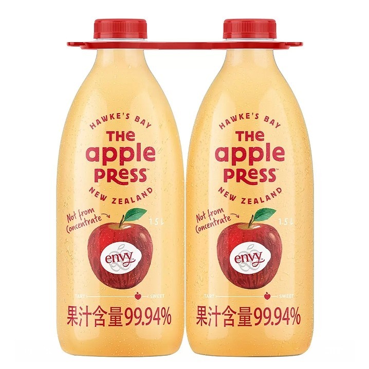 THE APPLE PRESS 紐西蘭愛妃蘋果汁 1.5L*2PK   C135292  COSCO代購