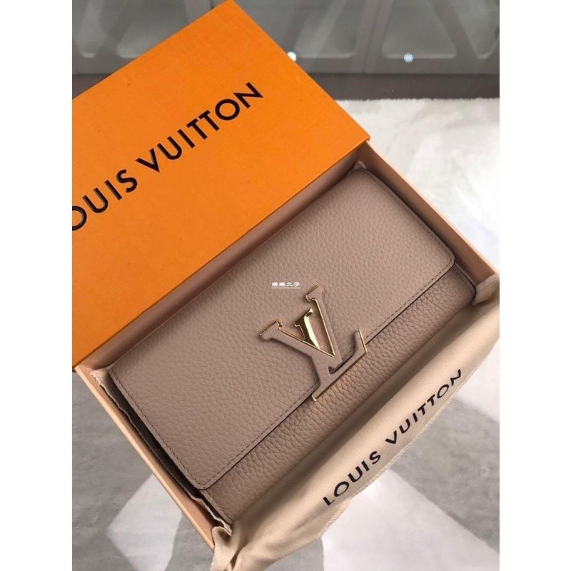 二手精品 Louis Vuitton LV Capucines 長款錢夾 長夾 錢包 M61249