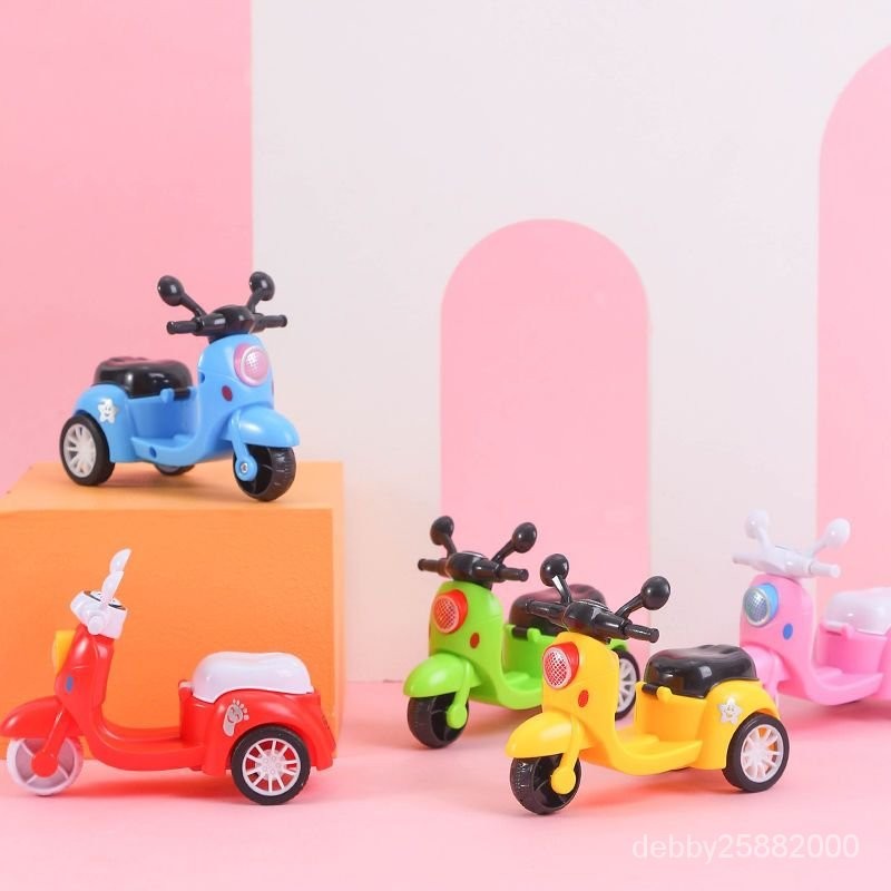 迴力車小摩託兒童小玩具1-3嵗玩具車幼兒園小孩奬品禮品批髮禮品 MTWD