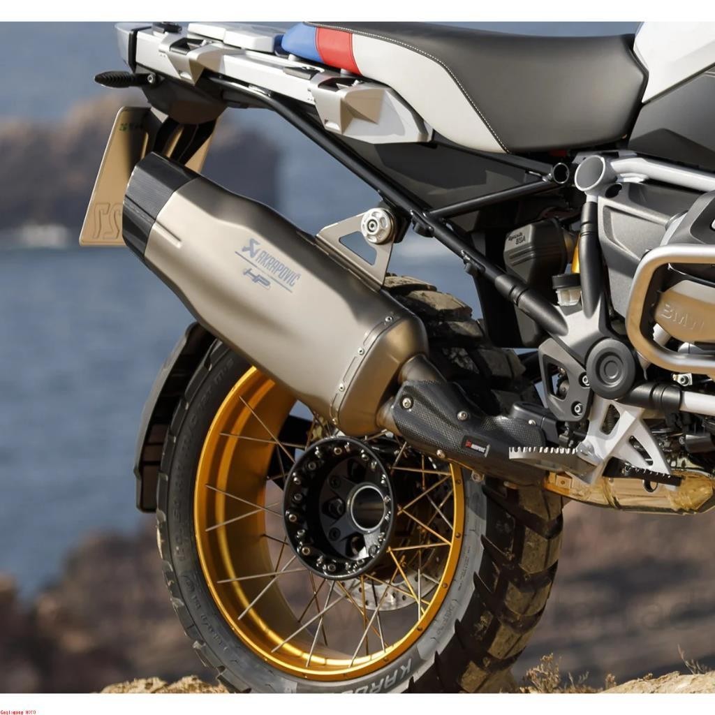 【鈦】BMW R1200gs R1250GS 排氣消聲器 1250gs ADV Adventure 摩托車排氣管用 Ak