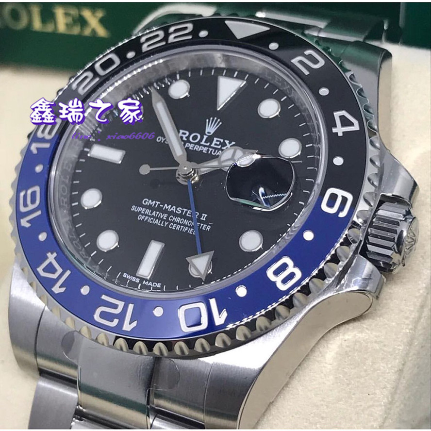 勞力士 ROLEX 116710BLNR 全新 現貨 黑藍 水鬼