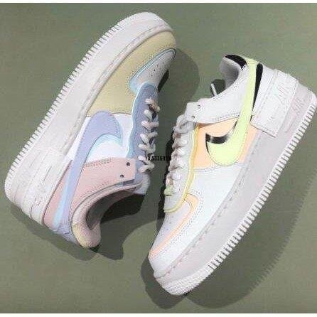 現貨 Nike Air Force 1 Shadow 白橙黃 CI0919-107潮鞋