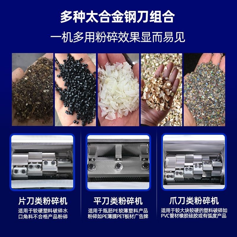 【這款是定制產品 標價為定金】強力粉碎機工業膠塑料破碎機注塑水口邊角料打料機大型萬能碎料機