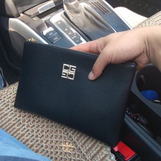 【YXJ SHOP】手拿包女 信封包 手抓包 軟皮大容量手拿包黑色奢侈品個性社會小夥信封包男包潮夾包錢包女