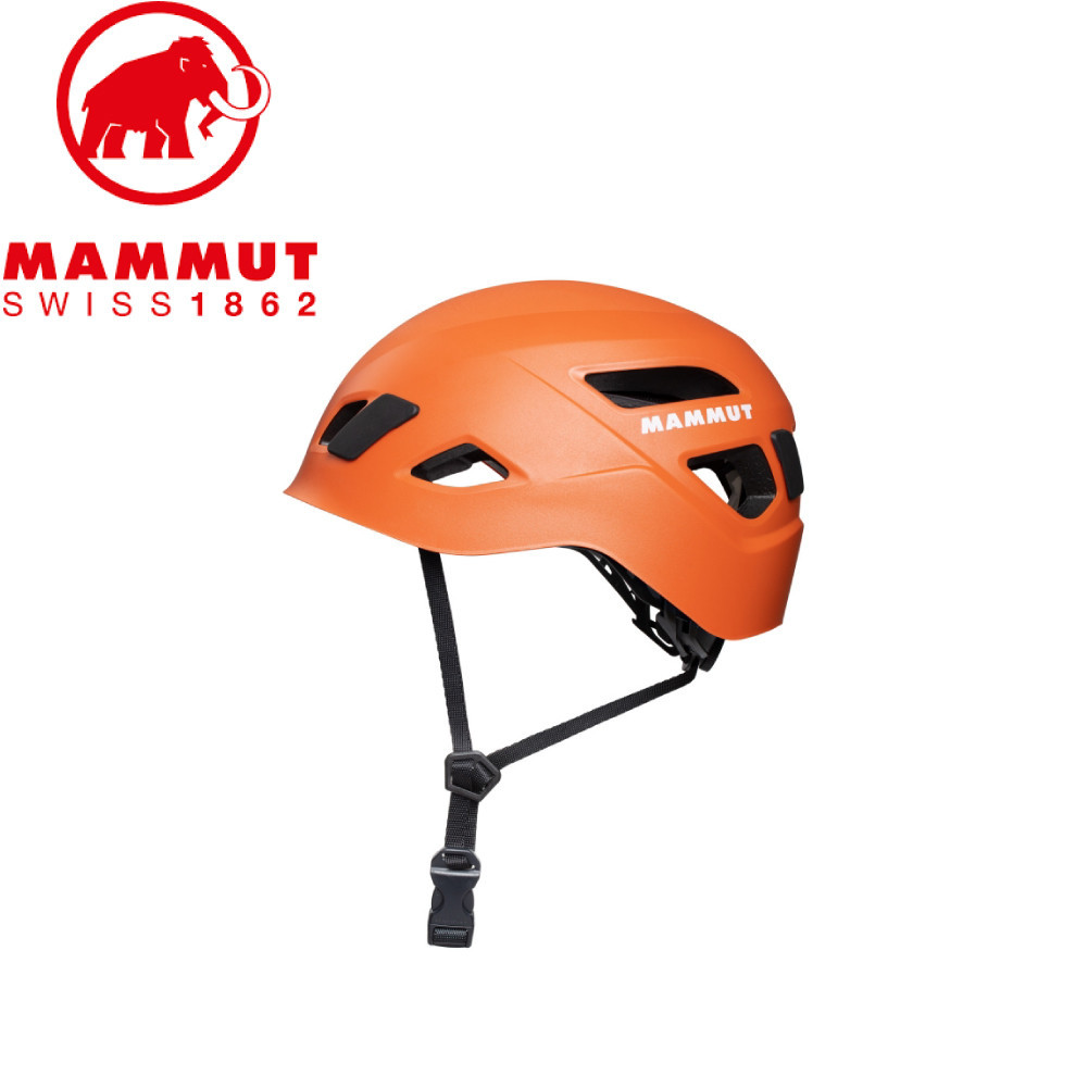 【MAMMUT 長毛象 Skywalker 3.0 Helmet 岩盔《橘》】2030-00300/頭盔/攀岩帽/安全帽