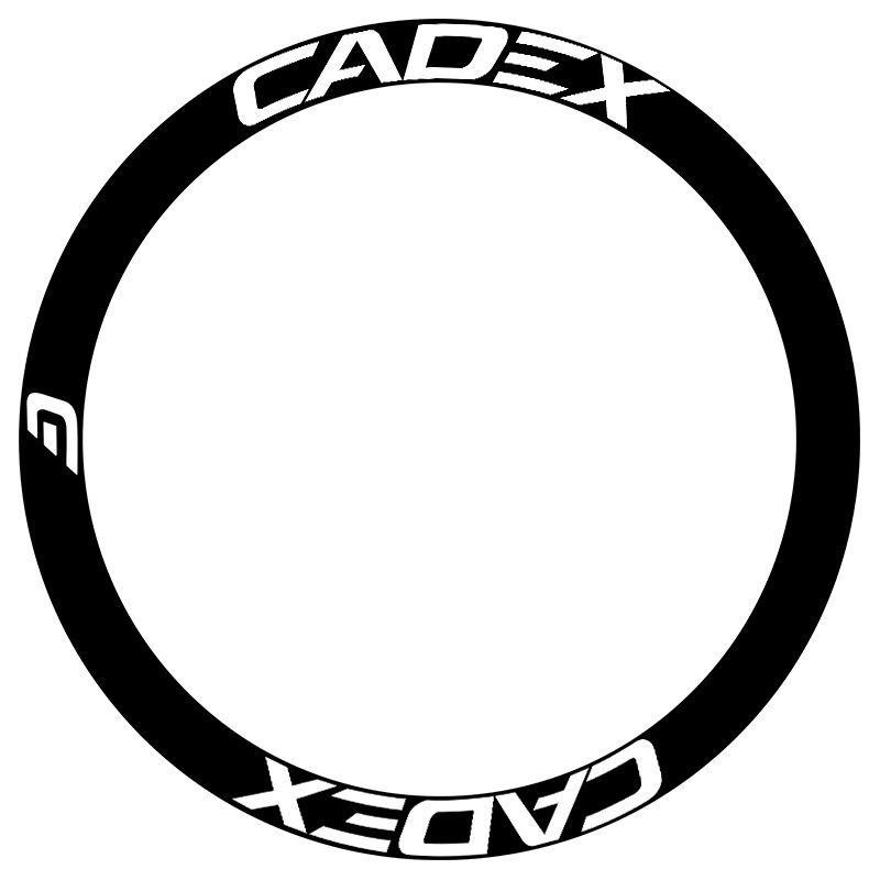 joy09001⚡公路車CADEX碳圈 車圈輪組貼紙 競速貼花 自行車刀圈 改色貼 防水裝飾貼 CADEX碳圈5/14