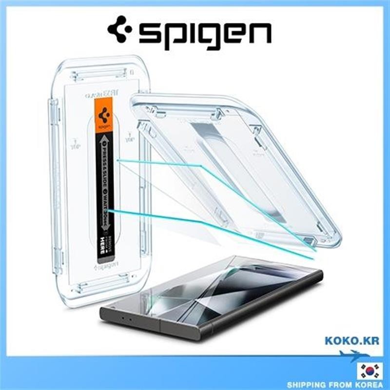 【台灣出貨】Spigen GlasTR EZ Fit 鋼化玻璃屏幕保護膜,適用於 Galaxy S24 s24+ s24