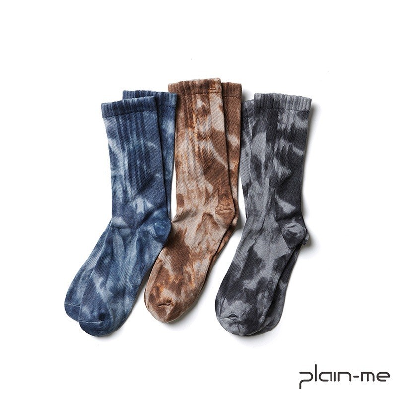 【plain-me】nozzle quiz Spot-dye crew socks 中筒休閒襪 NZQ2950-232