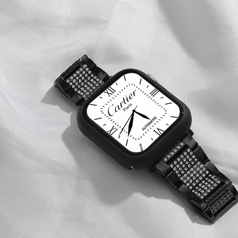 新款 Apple Watch 男士錶帶 不鏽鋼錶帶 精鋼錶帶 S9 S8 S7 SE S6 男士錶帶 45mm 41