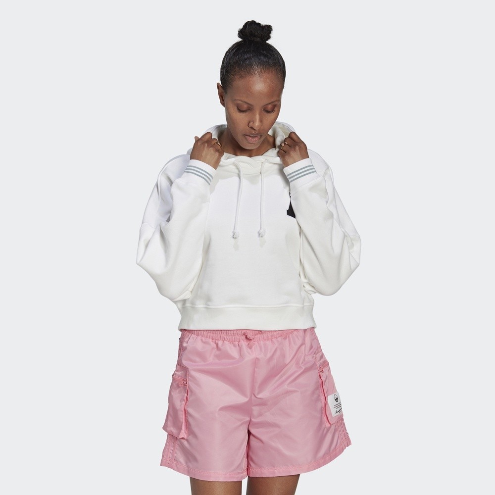 adidas DISNEY 米奇短版連帽上衣 帽T 女 - Originals HL9055 官方直營