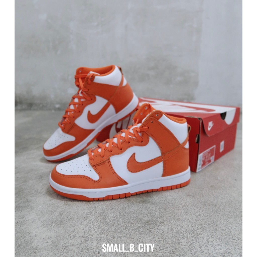 【正品】Nike Dunk High "Syracuse" DD1399-101白橘 高筒