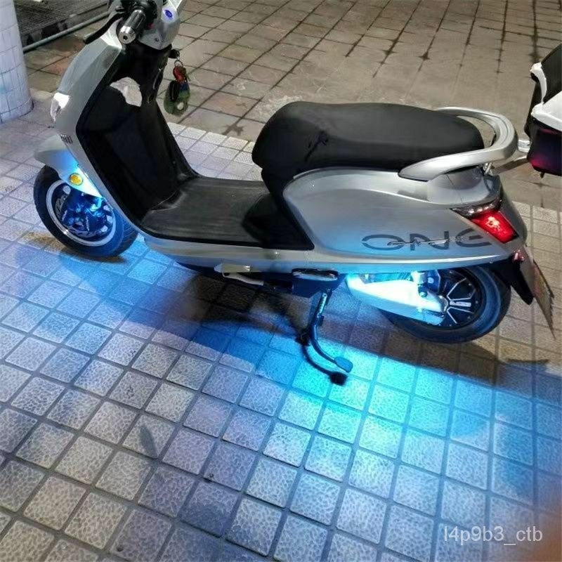 【青山閣】摩託LED燈條 電動車USB氣氛燈 旣插旣用燈條適閤自帶USB車型機車燈 35EV