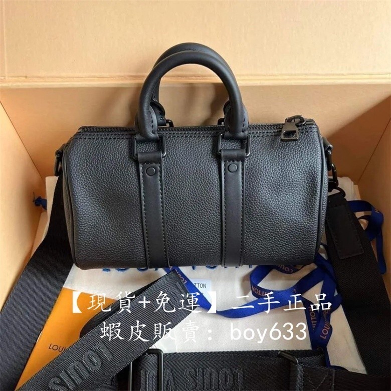 二手現貨 LV 路易威登 KEEPALL XS M80950黑色 手提包 斜挎包 肩背包 免運