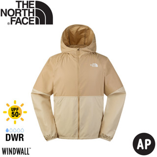 【The North Face 男 防風防潑水連帽外套 AP《卡其》】81PO/防風外套/連帽外套/防潑水外套/風雨衣