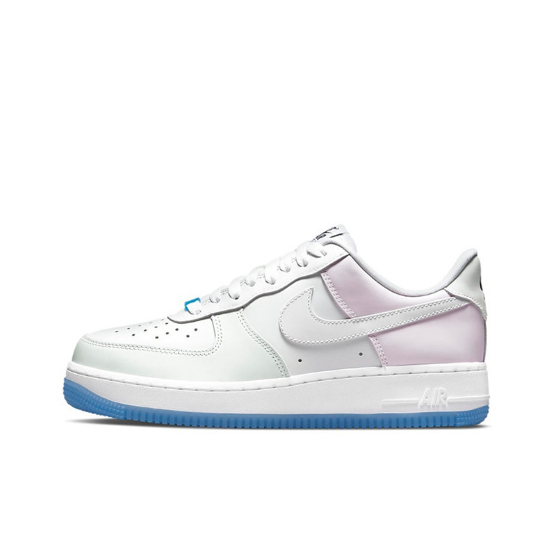 Nike Air Force 1 07 LX UV 白藍粉 熱感應 全變色 男女鞋 休閒鞋 運動鞋 DA8301-100
