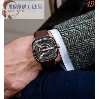 高端 SevenFriday七個星期五腕錶方形錶殼全自動機械錶男錶(手錶出貨前可拍視頻確認)