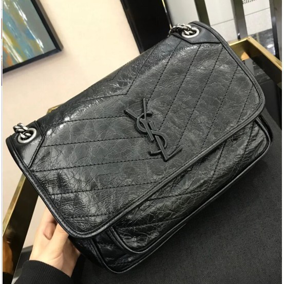 SAINT LAURENT YSL NIKI 498894 中 28CM lv 郵差包 流浪包