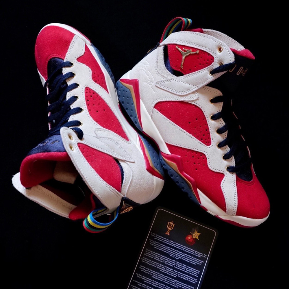 【代購】Air Jordan 7 x Trophy Room 聯名款 白紅 DM1195-474