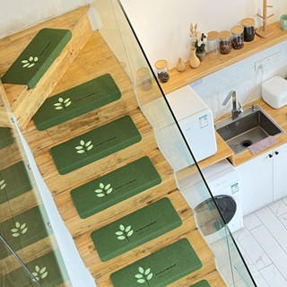 🔥臺灣熱銷🔥家用loft樓梯踏步墊自粘可裁剪室內免洗防滑閣樓旋轉樓實木樓梯墊