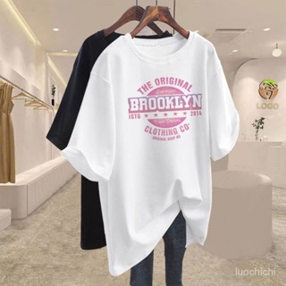 臺灣出貨 100%純棉 短袖 大碼上衣 oversize T恤女 大尺碼女裝 美式復古上衣 短袖上衣 短袖T恤 女上衣