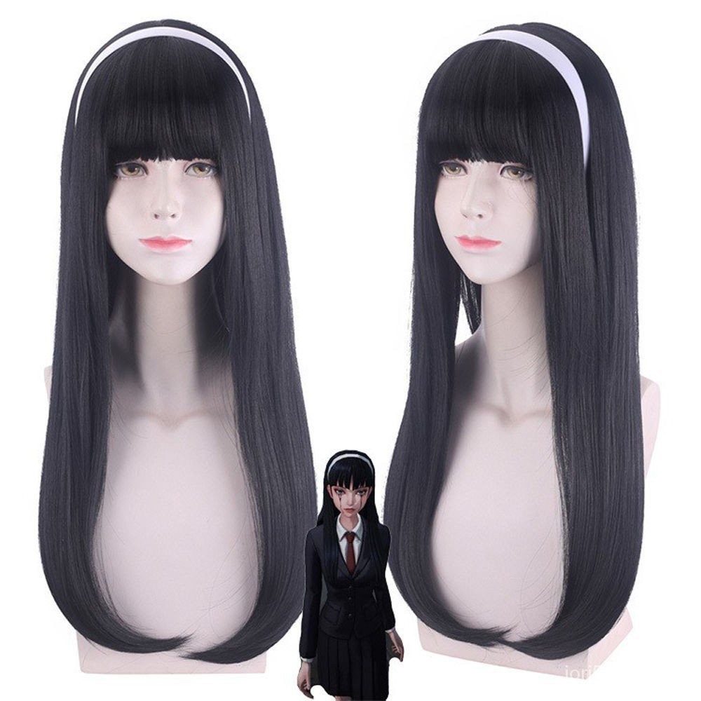 漫藝 第五人格cos 假髮 川上富江 伊藤潤二聯動 夢之女巫cos假髮 漫展 cos c服   角色扮演 漫藝