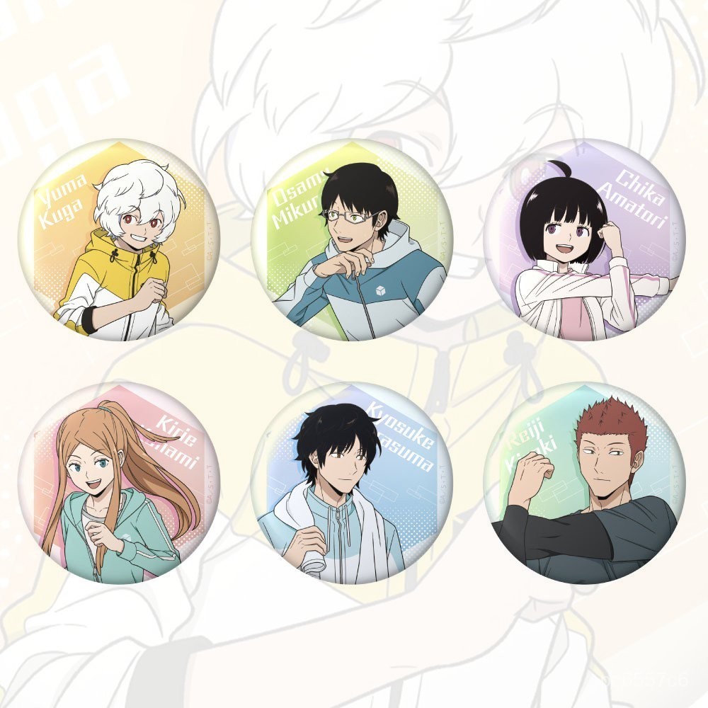  🔥桃園出貨🔥境界觸發者 徽章 境界觸髮者動漫週邊徽章空閒遊真小南桐繪雨取韆佳木崎禮治胸章