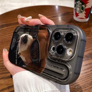 加厚手機殼 防摔 墨鏡酷狗氣囊防摔蘋果14promax手機殼iphone13pro12/11矽膠7p軟