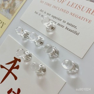 【7.2】💖精品推薦💖小紅書衕款ins風透明磁吸吧唧支架照片磁釘冰箱貼留言貼磁吸力貼