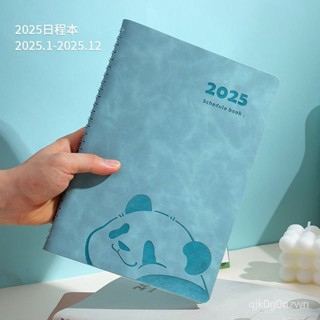 🔥桃園出貨🔥2025手帳本 新年禮物 2025年日程本 2025年日程本年厤365天每日一頁日厤本商務筆記本工作學習計
