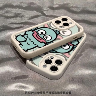 桃源出貨 人魚漢頓適用蘋果14pro手機殼新款iphone13套全包14promax矽膠防摔女可愛卡通保護套潮玩呆萌醜魚